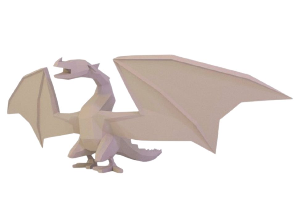 Dragón para colorear